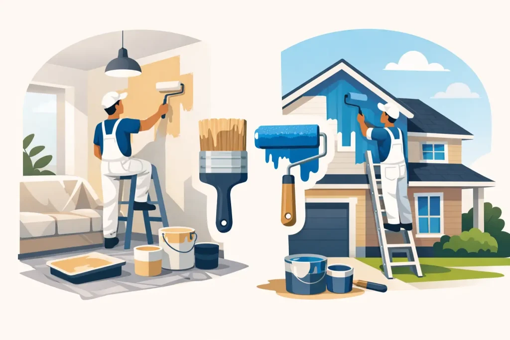 Interior and Exterior House Painting Services