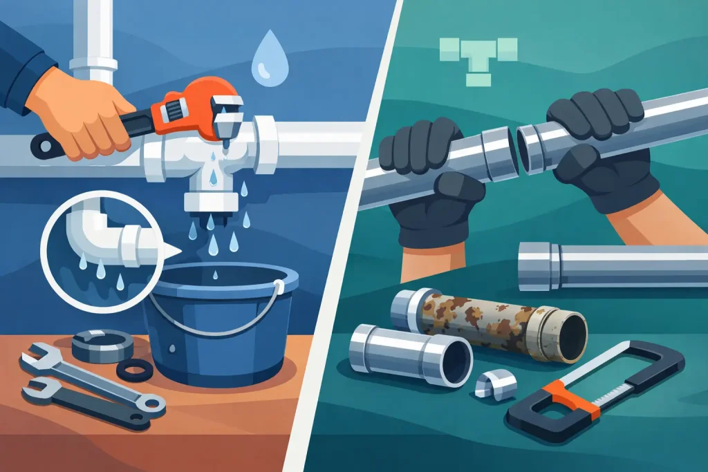Plumbing Repair or Pipe Replacement? Know When