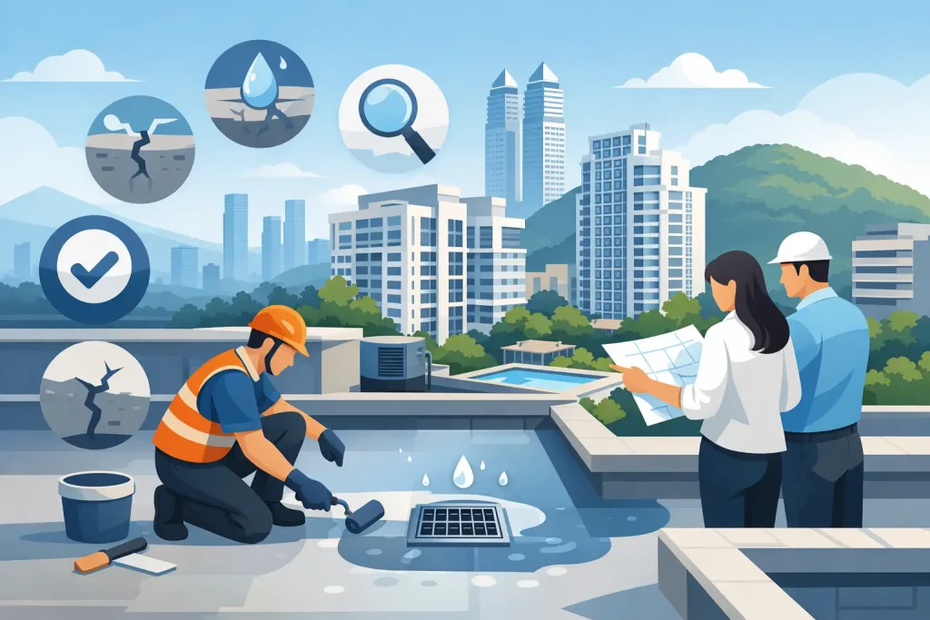 Waterproofing Contractor in Mont Kiara: 7 Checks